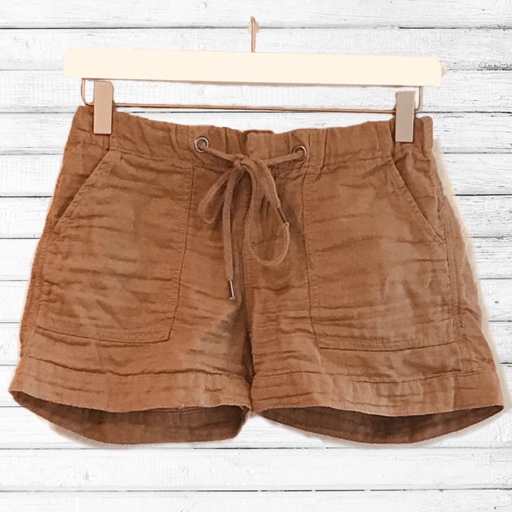 Mossimo Linen Khaki Shorts